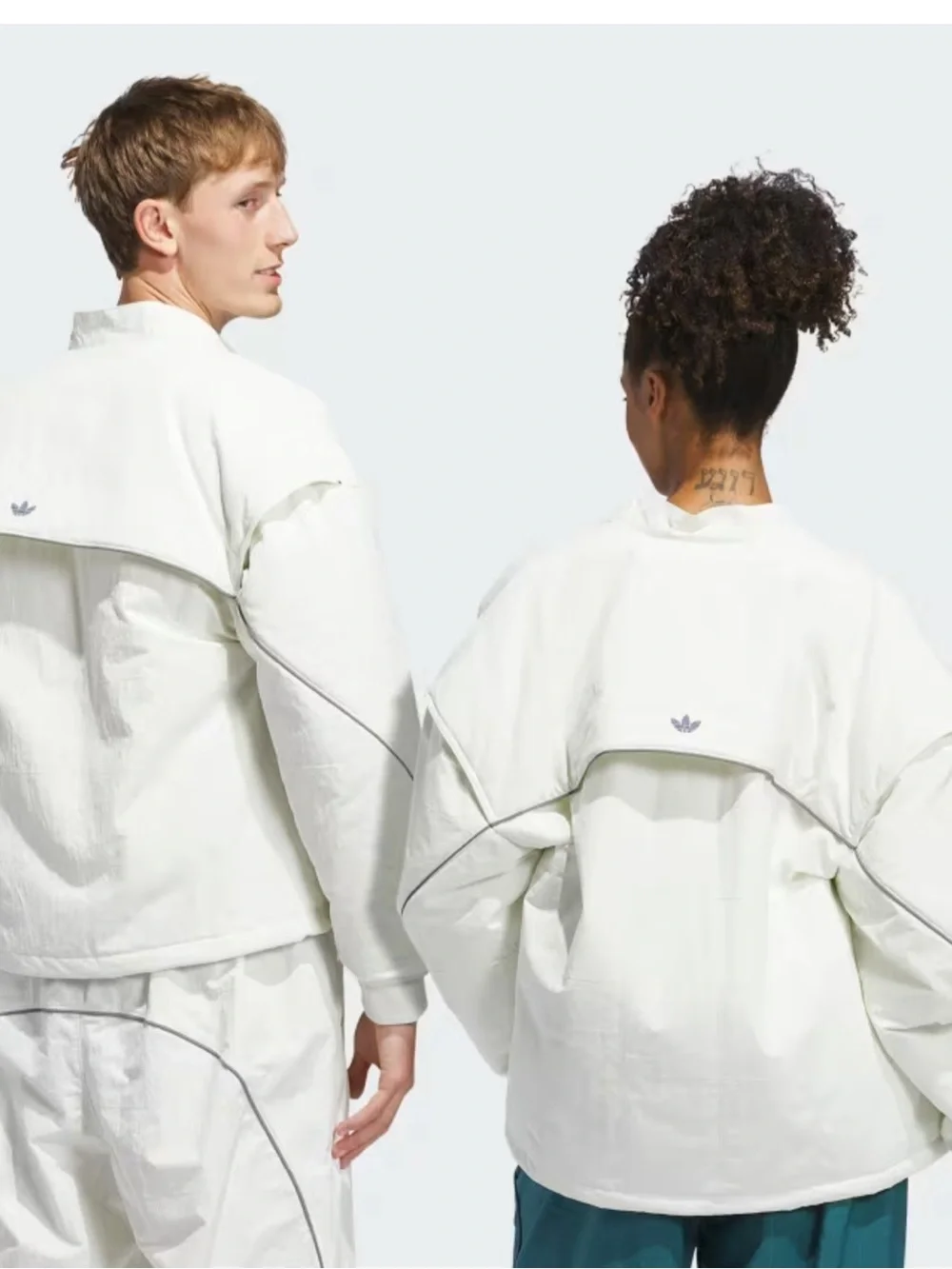 Adidas Originals Unisex Racer Jacket Relaxed Fit XS off-white KB7391 RARE NWT